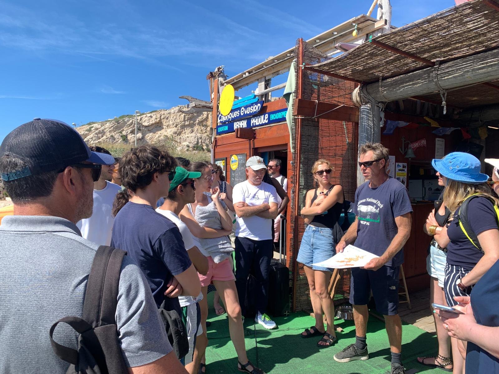 L’équipe bluenove en séminaire dans les calanques, à Marseille