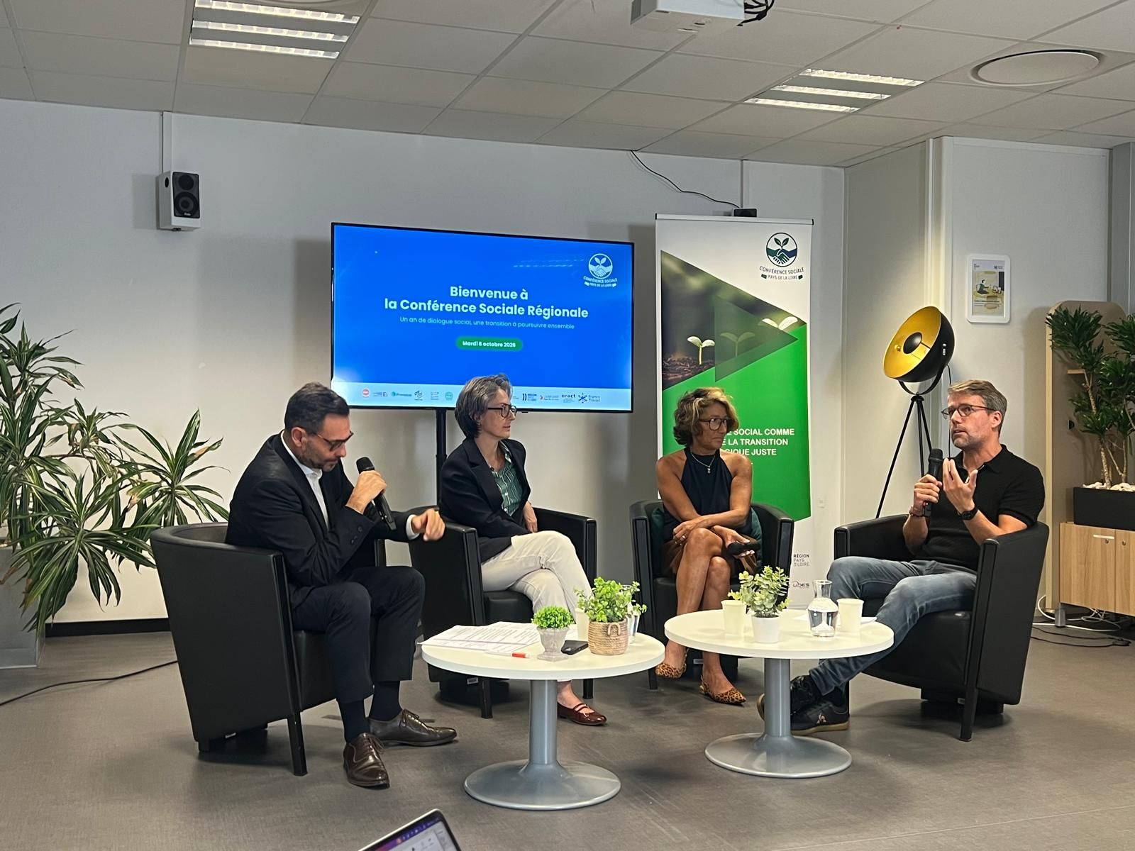 Table ronde de la Conférence Sociale Régionale des Pays de la Loire